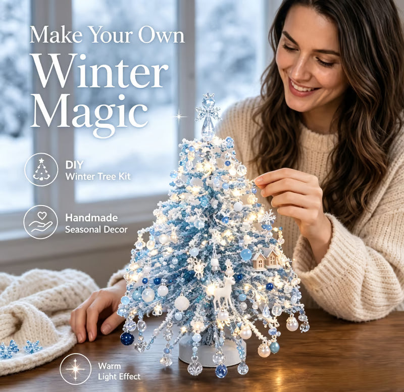 🎄✨ DIY Beaded Christmas Tree Kit– 🎅Create your own sparkling Christmas decorations