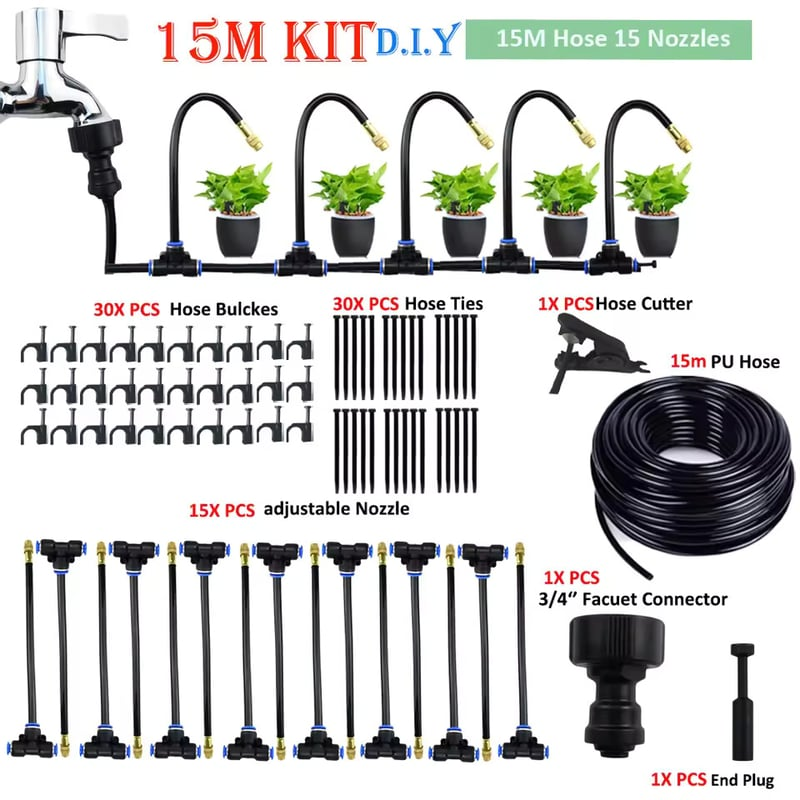 🔥360° Curved Garden Automatic Irrigation System