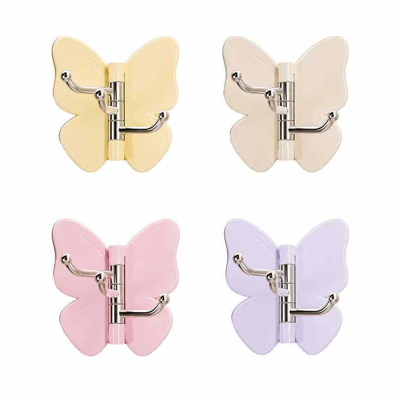 🔥2026 HOT SALE - 🦋No Drilling Swivel Butterfly Hook