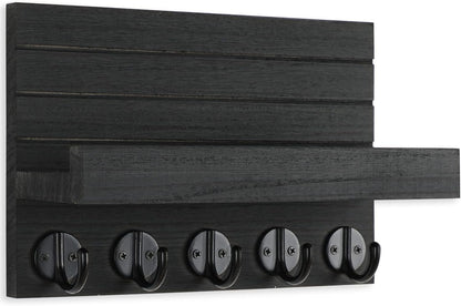 Wall Mounted Key Holder with Shelf