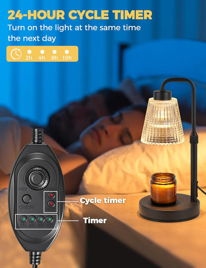 Candle Warmer Lamp with Cycle Timer