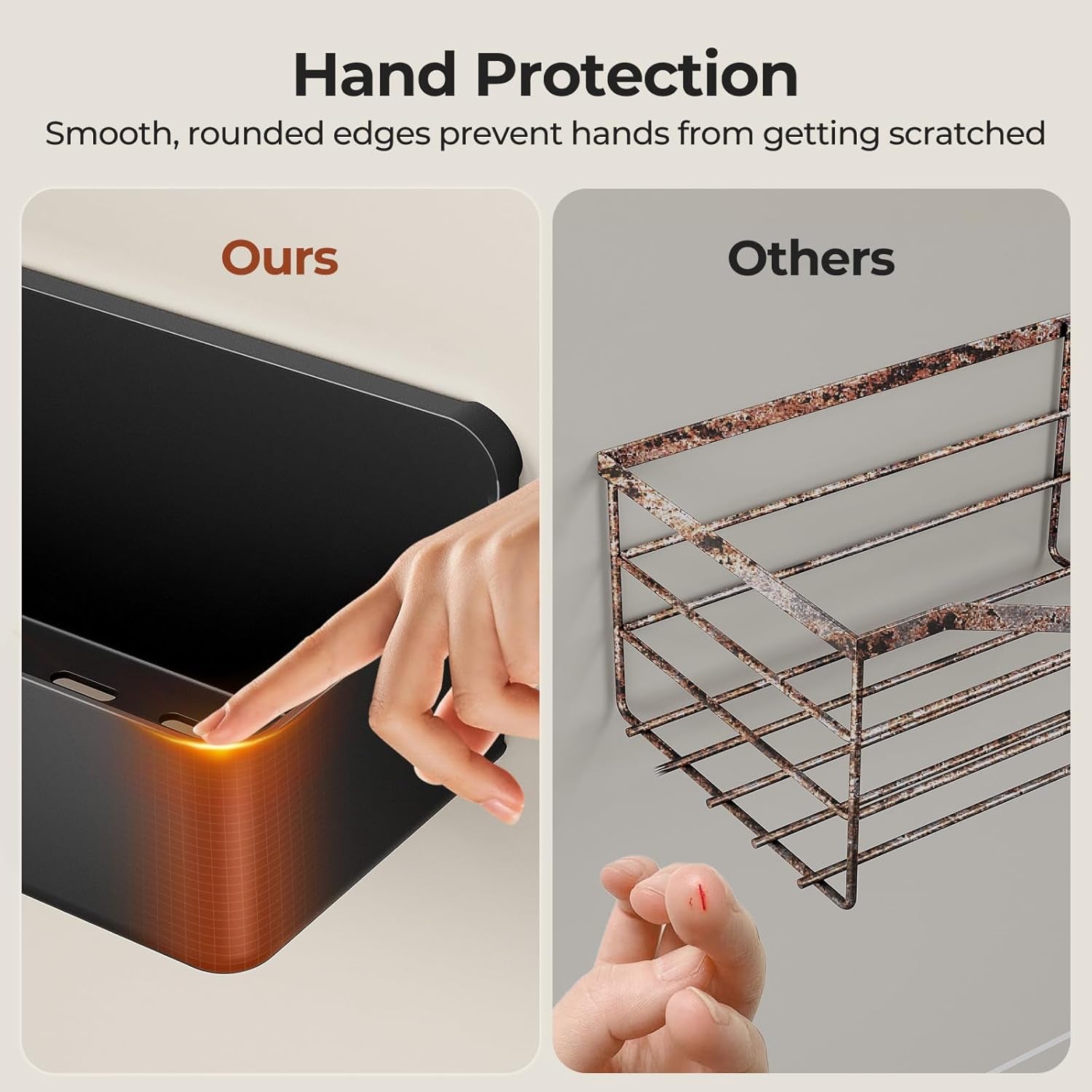 No-Drill Shower Caddy Organizer Set
