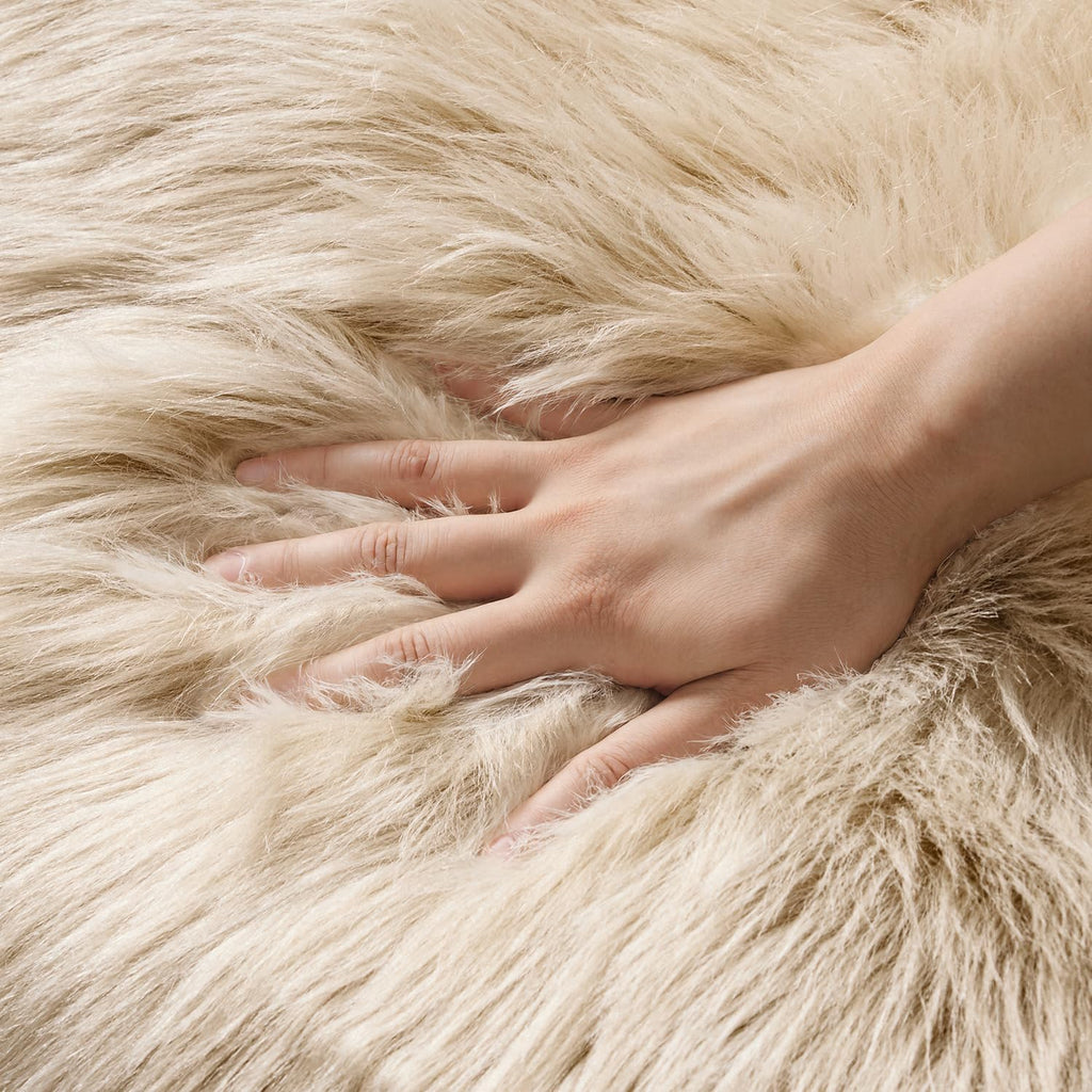 Soft Shaggy Faux Fur Area Rug