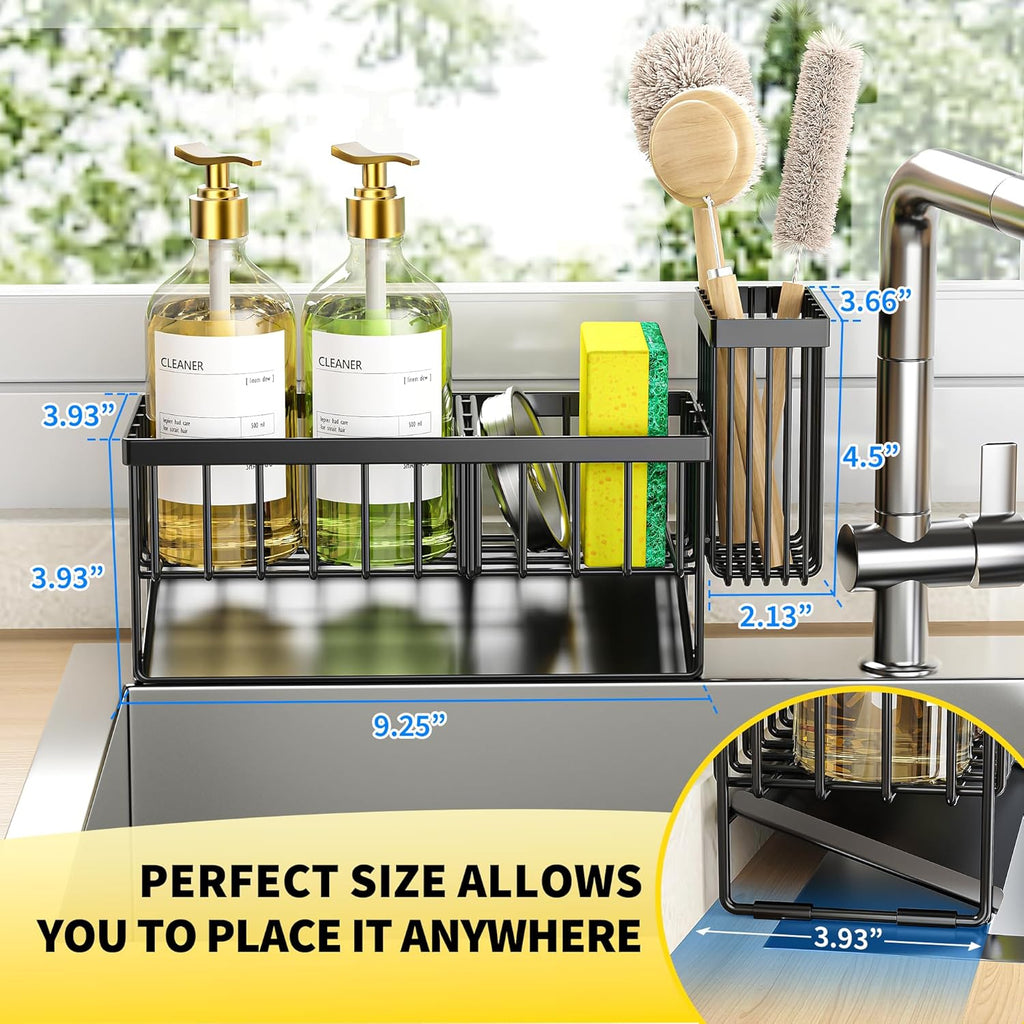 304 Stainless Steel Kitchen Sink Caddy Organizer