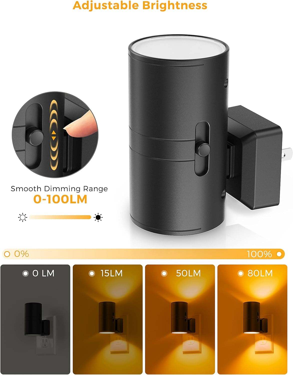 Dimmable LED Night Light Set