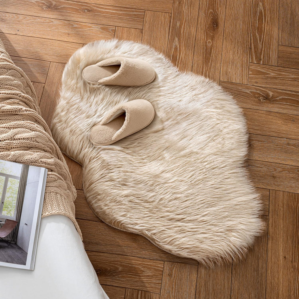 Soft Shaggy Faux Fur Area Rug