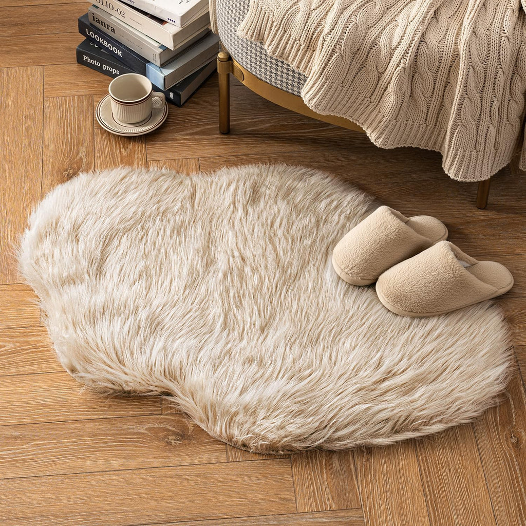 Soft Shaggy Faux Fur Area Rug