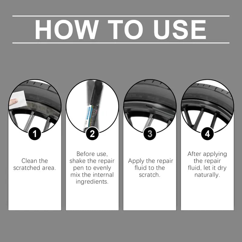 🔥Hot Sale 50% OFF🌟🖊️ Wheel Scratch Repair Pen