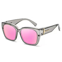 Gray-framed pink