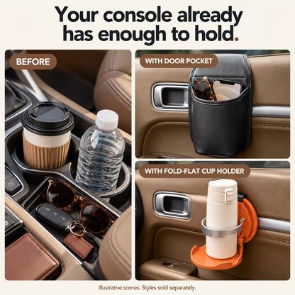 🎄Christmas Sale: 40% Off 🔥Foldable Car Cup Holder—More Space, Right at Your Fingertips