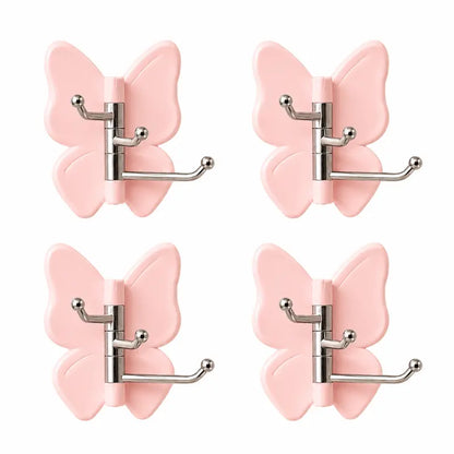🔥2026 HOT SALE - 🦋No Drilling Swivel Butterfly Hook