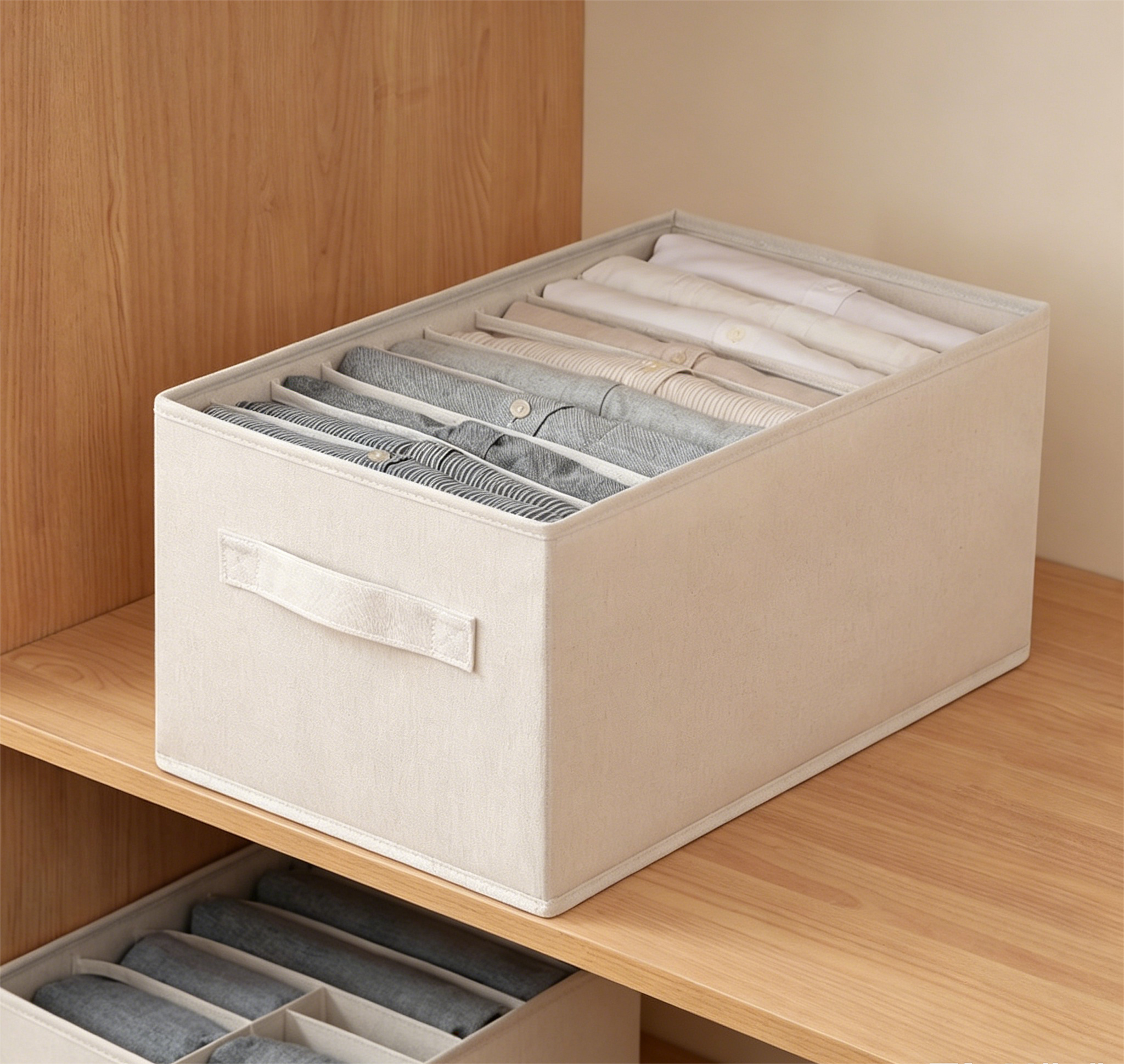 Foldable Wardrobe Clothes Organizer Box