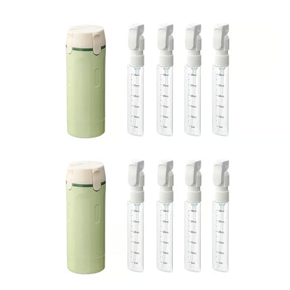 🧴 No More Leaky Travel Bottles — Portable 4-in-1 Pump Dispenser For Smarter Packing