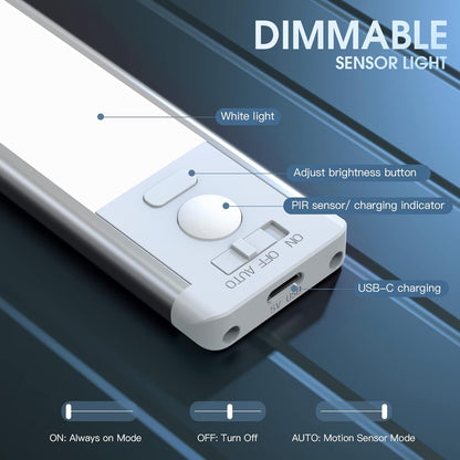 Rechargeable Motion Sensor Under Cabinet Lights