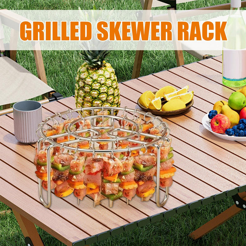 🔥🔥LAST DAY -BUY 18 GET 18 FREE-$0.92 EACH🎁No More Turning! Perfectly Crispy Air Fryer Skewers in One Go