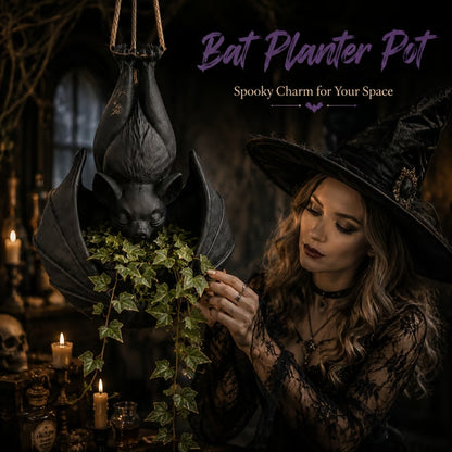 🎁Last Day 50% OFF - Hanging Bat Plant Pot