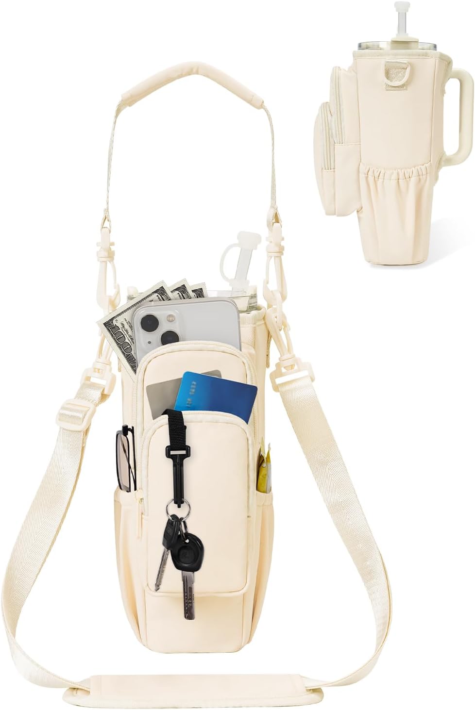 🎁Hot Sale Promotion 60% OFF🔥Water Bottle Carrier Bag for 40oz Tumbler