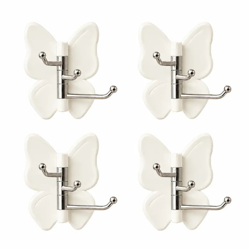 🔥2026 HOT SALE - 🦋No Drilling Swivel Butterfly Hook