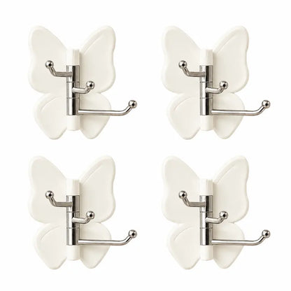 🔥2026 HOT SALE - 🦋No Drilling Swivel Butterfly Hook