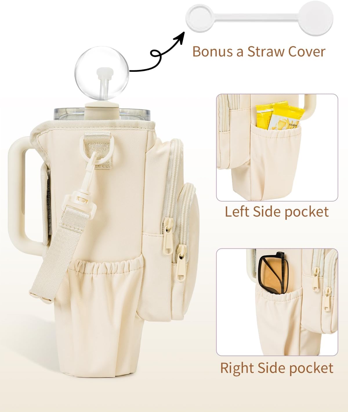 🎁Hot Sale Promotion 60% OFF🔥Water Bottle Carrier Bag for 40oz Tumbler