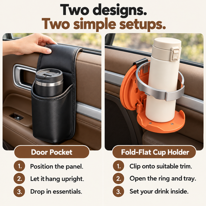 🎄Christmas Sale: 40% Off 🔥Foldable Car Cup Holder—More Space, Right at Your Fingertips