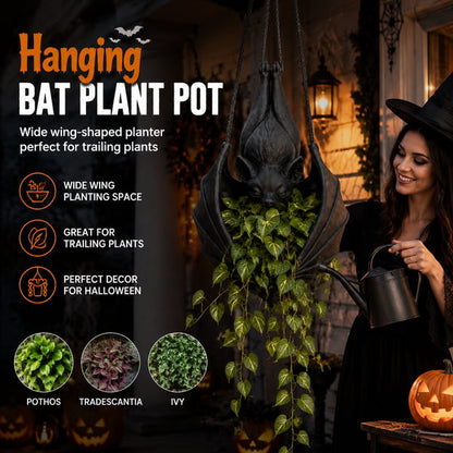 🎁Last Day 50% OFF - Hanging Bat Plant Pot