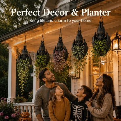 🎁Last Day 50% OFF - Hanging Bat Plant Pot