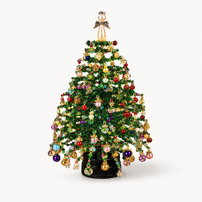 🎄✨ DIY Beaded Christmas Tree Kit– 🎅Create your own sparkling Christmas decorations