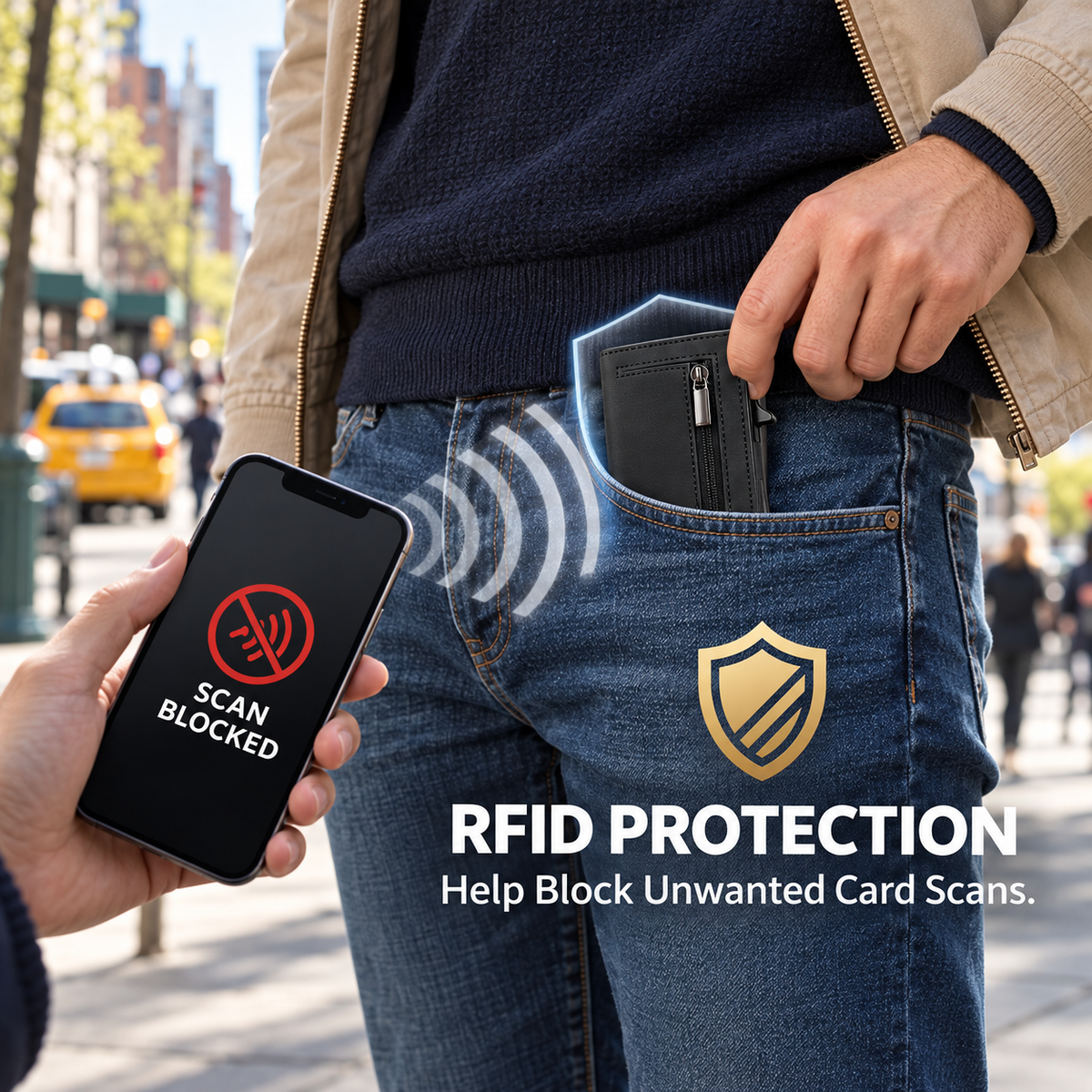 👻 Halloween Special: 50% Off🎉 This lightweight RFID wallet with a pop-up card is the perfect Thanksgiving gift🎁