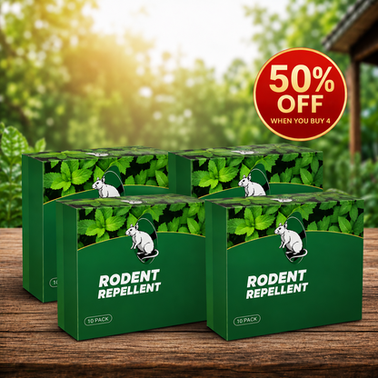💥 Natural Peppermint Rodent Repellent Tablets – 10 Pack