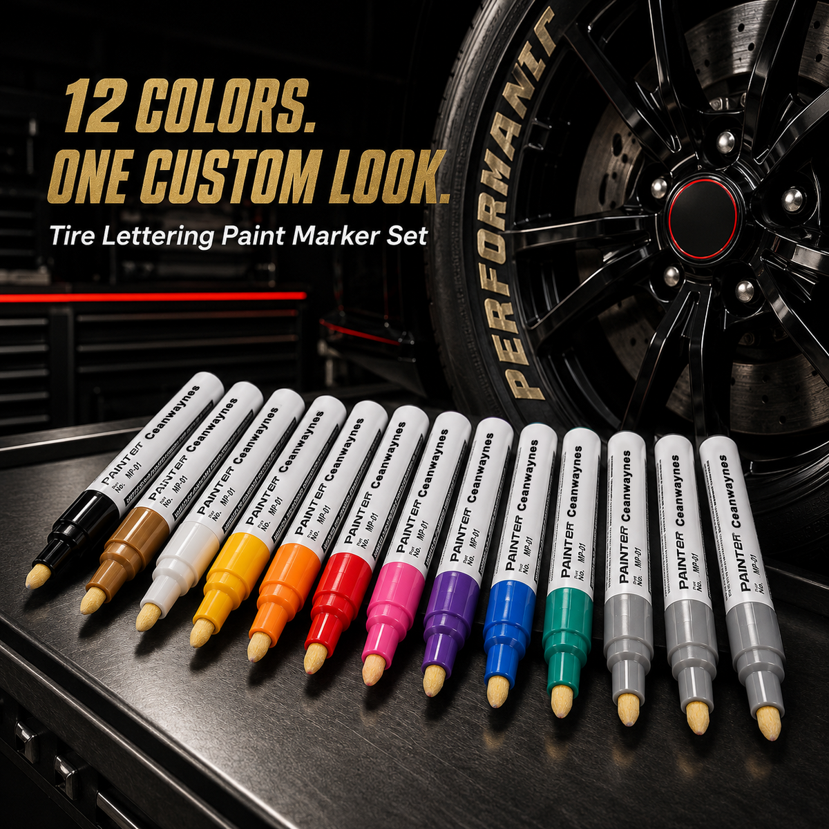 🔥On the last day, 5 items are only priced at $18.59 each! 🔥Oil-based waterproof marker pen - Let your creativity flow freely!🎨✏️