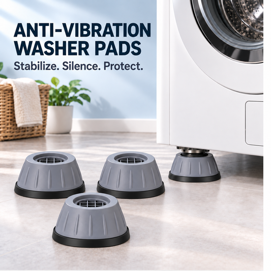 🔥Order now and get 50% off:🎉Washing Machine Anti-Vibration & Noise Reduction Pads