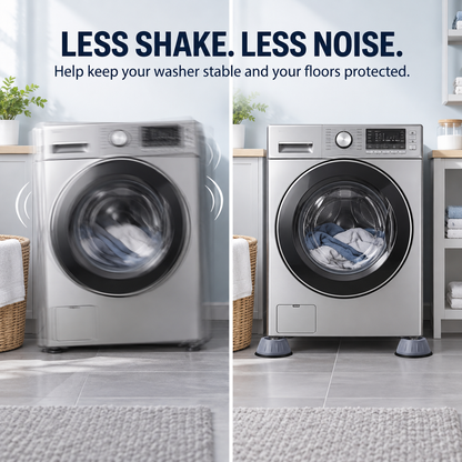 🔥Order now and get 50% off:🎉Washing Machine Anti-Vibration & Noise Reduction Pads