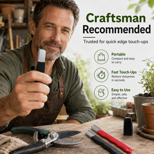🔪 Professional 3-in-1 Knife Sharpener — Restore Dull Blades In Just 10 Seconds