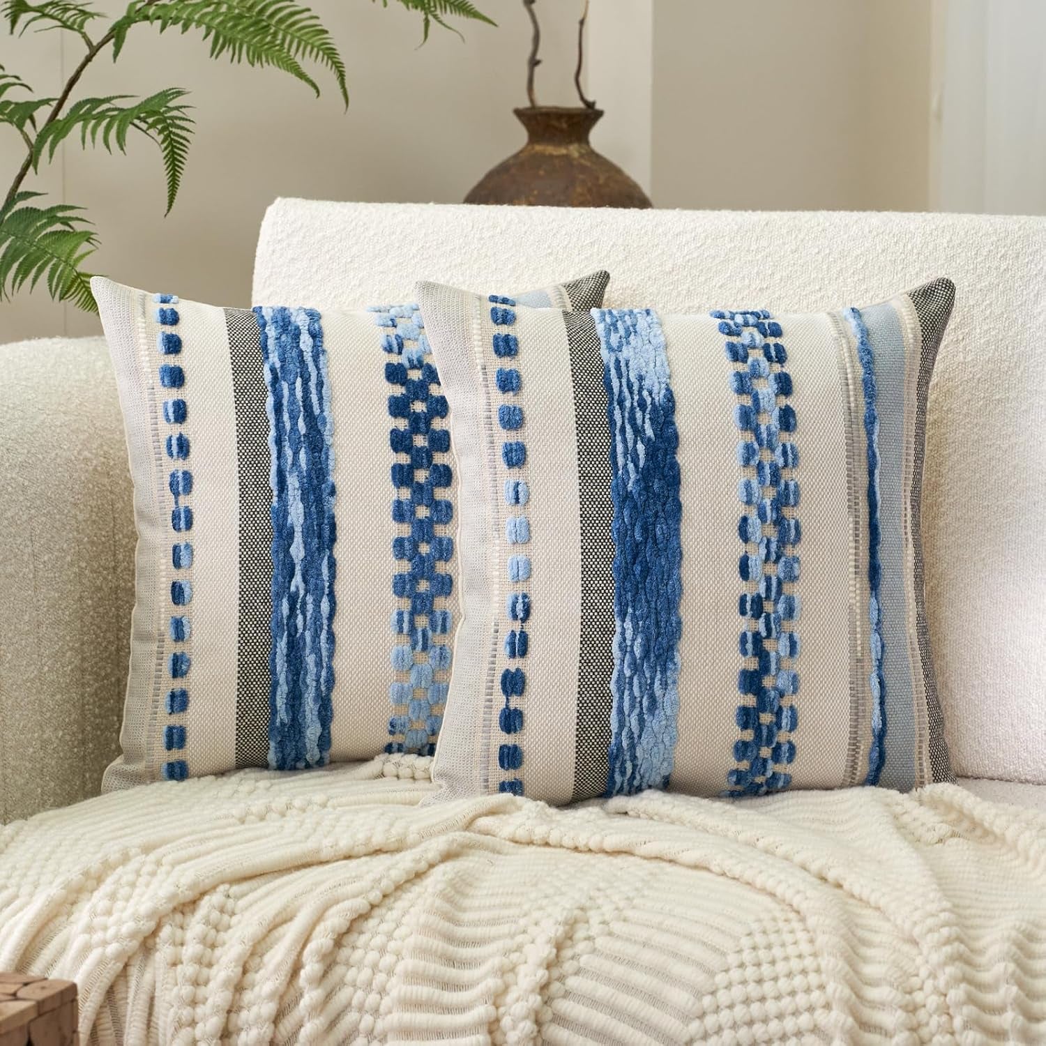 Boho Decorative Throw Pillow Covers Set