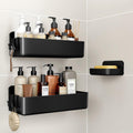 No-Drill Shower Caddy Organizer Set