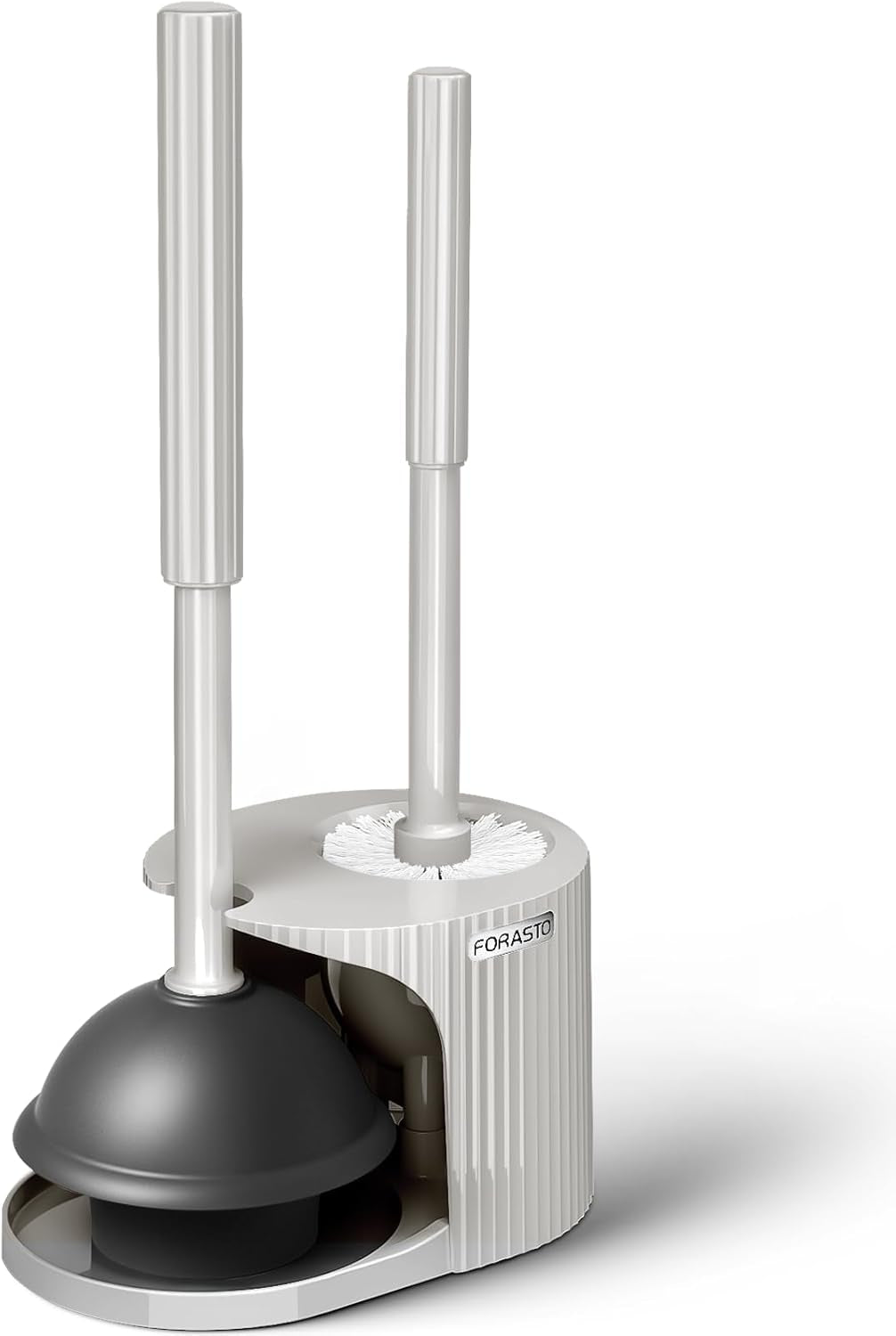 2-in-1 Toilet Brush & Plunger Set