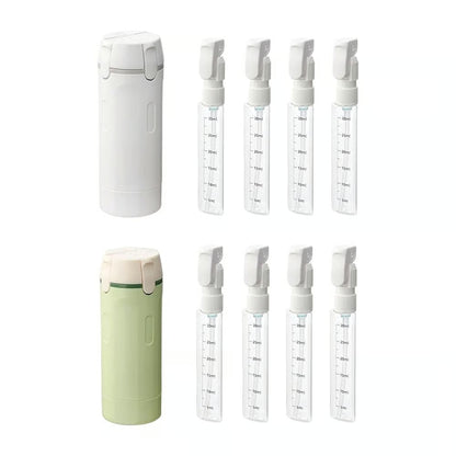 🧴 No More Leaky Travel Bottles — Portable 4-in-1 Pump Dispenser For Smarter Packing