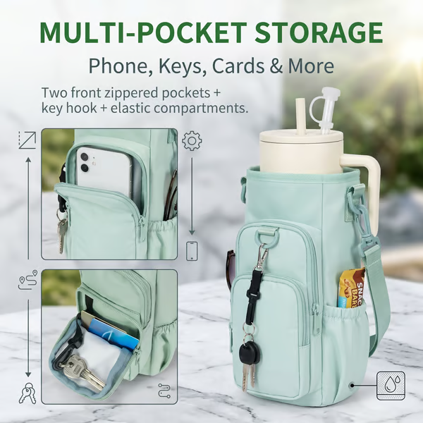 🎁Hot Sale Promotion 60% OFF🔥Water Bottle Carrier Bag for 40oz Tumbler