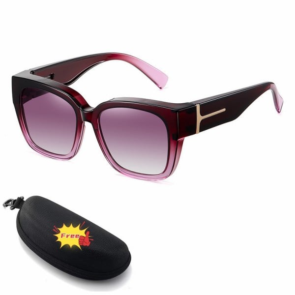 🕶️ Fit-Over Polarized Sunglasses for Women – Wear Over Prescription Glasses