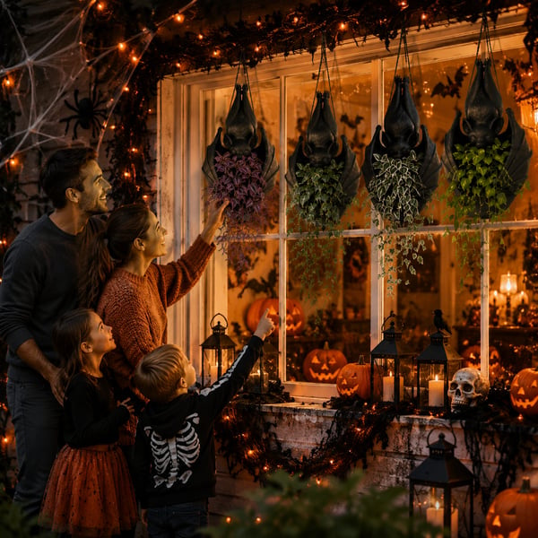 🎁Last Day 50% OFF - Hanging Bat Plant Pot