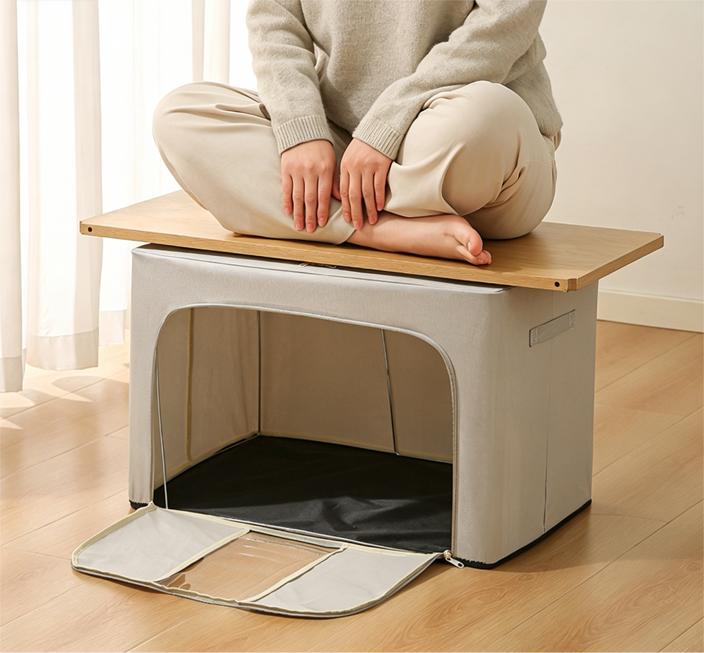 Foldable Large-Capacity Clothes Storage Box