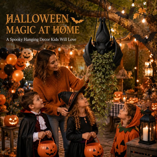 🎁Last Day 50% OFF - Hanging Bat Plant Pot