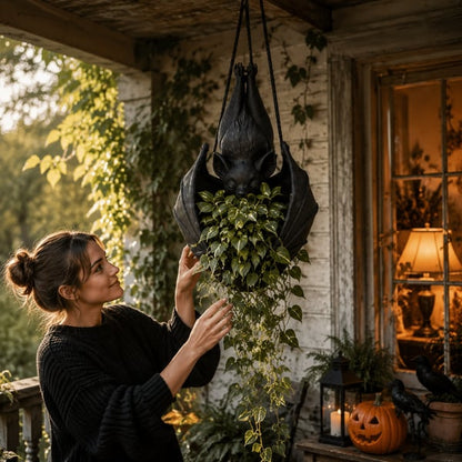 🎁Last Day 50% OFF - Hanging Bat Plant Pot