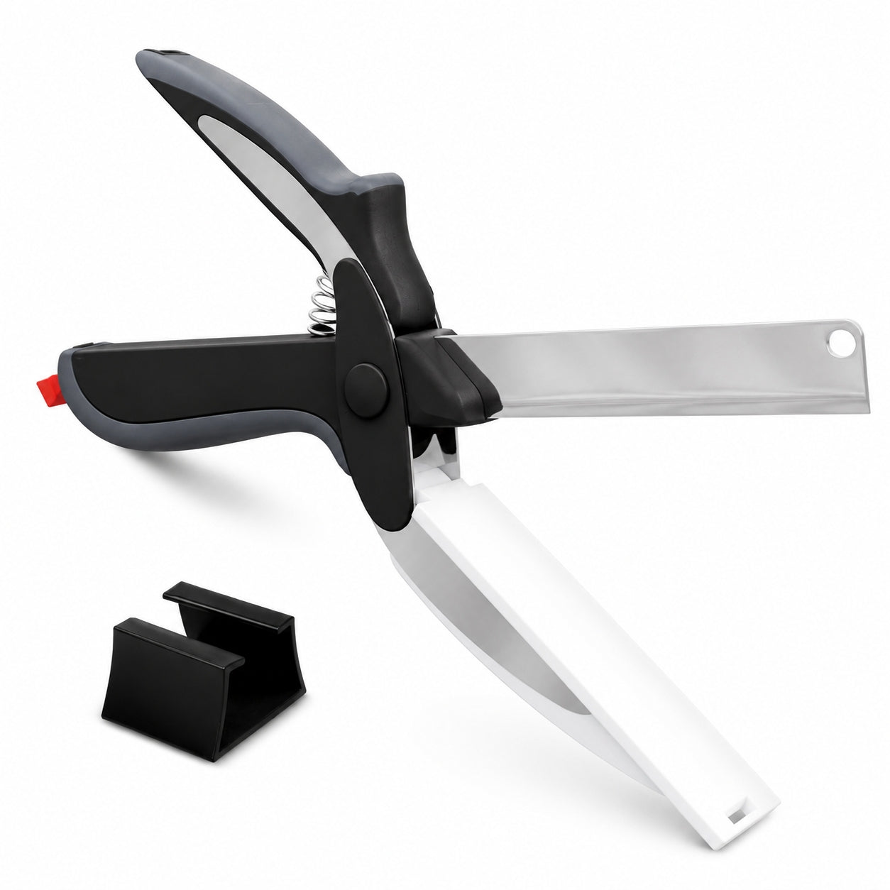 🍅 Slice, Cut & Serve Faster —✂️2-in-1 Kitchen Scissors with Built-In Cutting Board for Easy Meal Prep