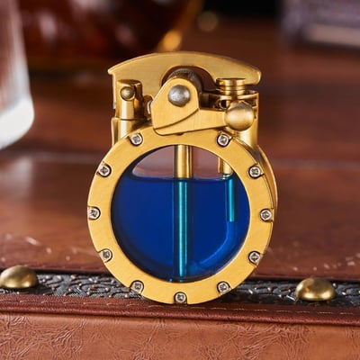 🎁Vintage Trench Lighter Transparent Kerosene Lighter Antique Steampunk Lighter Cool Unique Lighter for Men