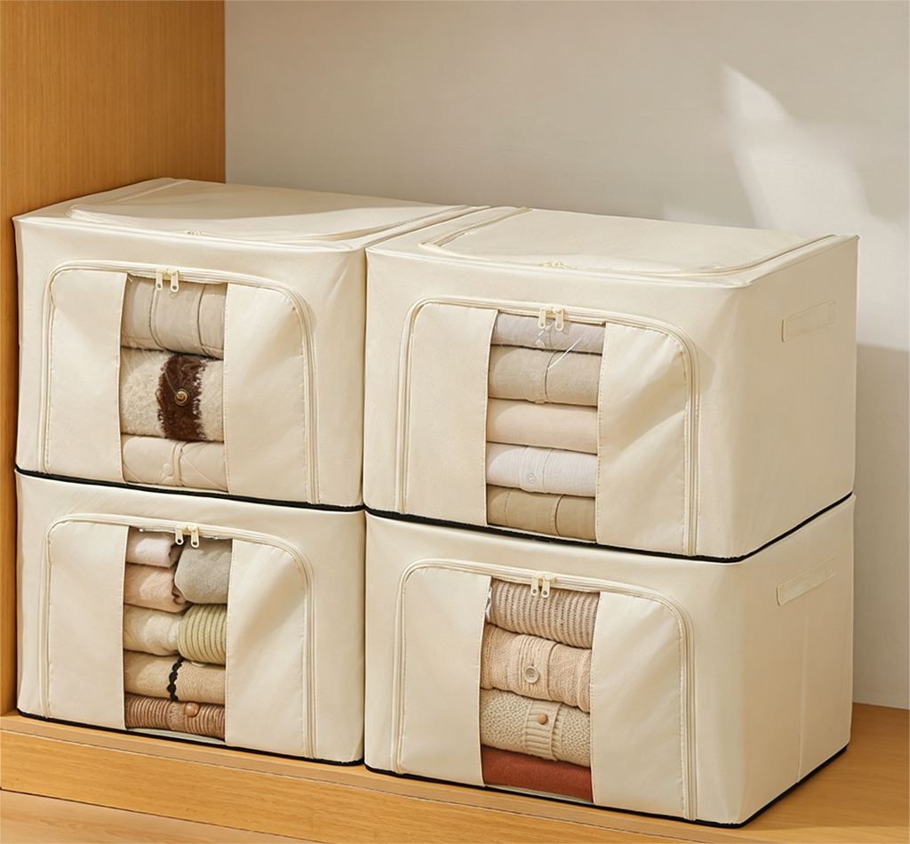 Foldable Large-Capacity Clothes Storage Box