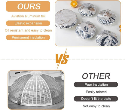 🔥Last Day Buy 1 get 2 free- $11.66 EACH🎁 Reusable Heat-Sealable Aluminum Foil Food Preservation Lids (50 per pack)
