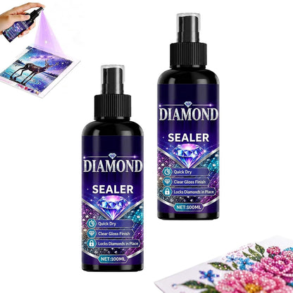 🔥🔥LAST DAY -BUY 1 GET 1 FREE-$14.99 EACH🎁Diamond art sealer – locks beads, glossy finish, dries fast & lasts.