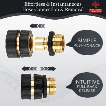 🔥LAST DAY -BUY 2 GET 2 FREE-$8.75 EACH🎁 Garden Hose Quick Connectors